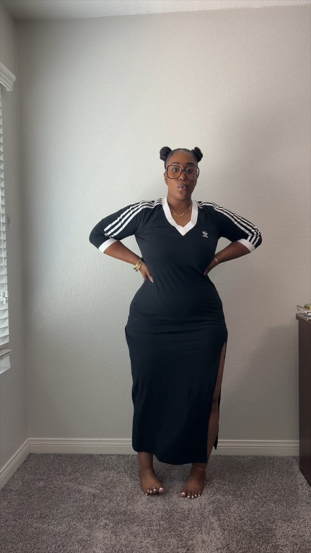One of my favorite @adidas dresses is back in stock!!! I’m 5’3 and some change wearing an XL. It’s stretchy and flattering to curves!

#LTKootd #LTKMidsize #LTKOver40