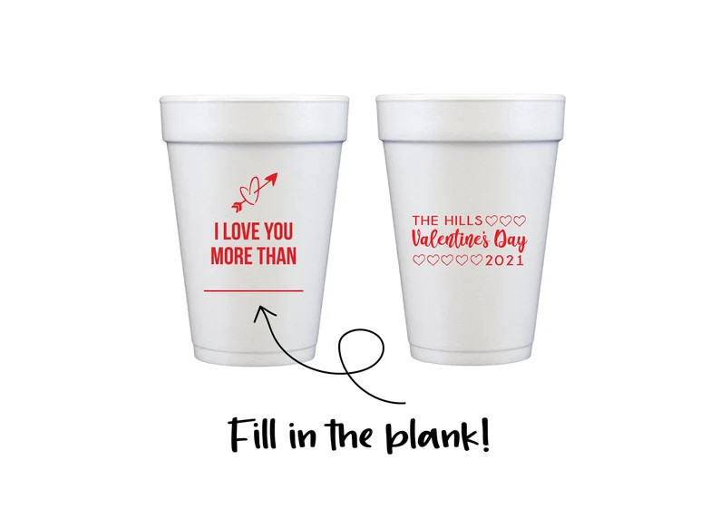 Valentines day party favors Valentines day party cups | Etsy | Etsy (US)