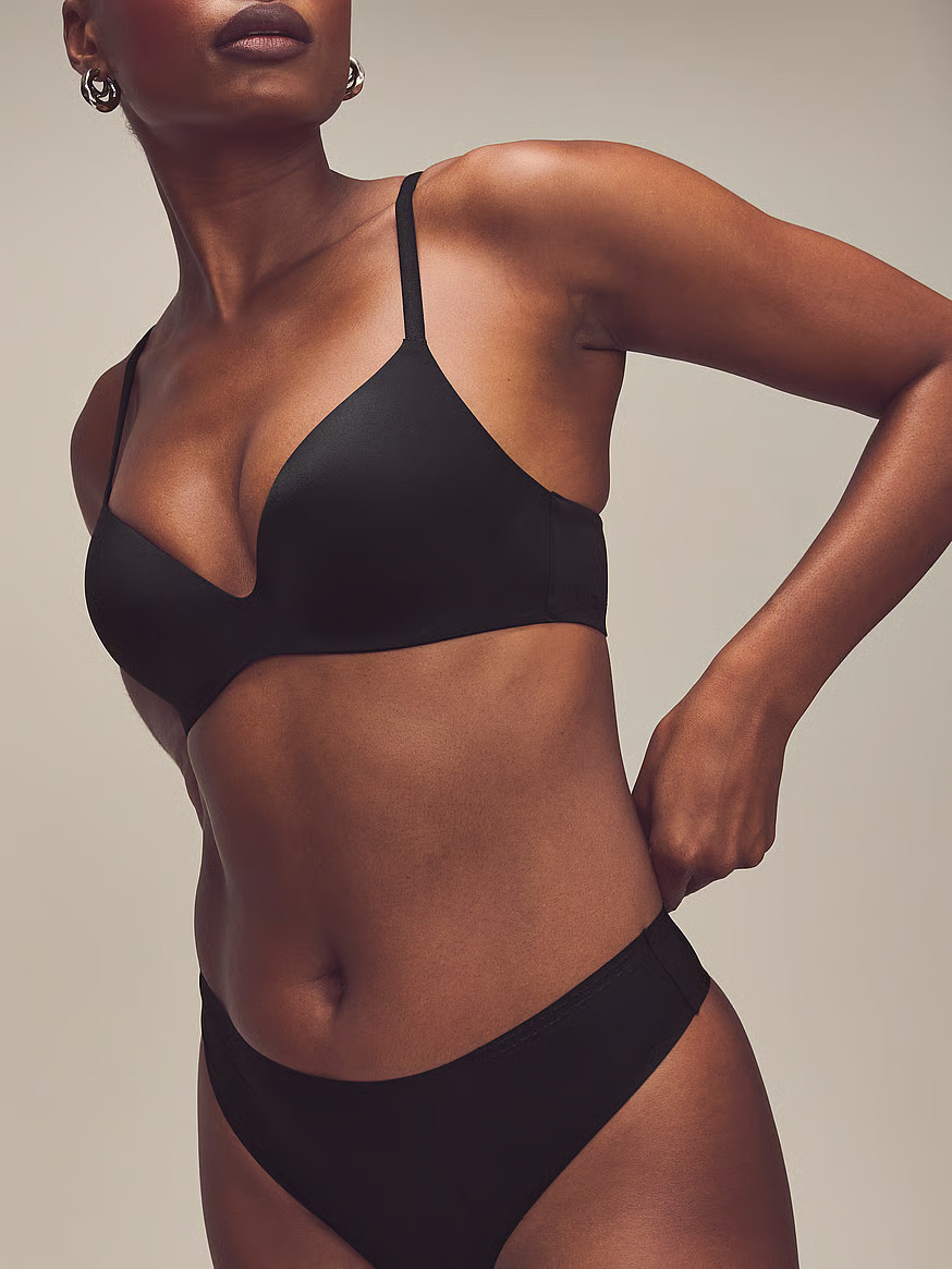 Buy FlexFactor Lightly Lined Plunge Demi Bra, Desert Blush - Order Bras online - Victoria's Secre... | Victoria's Secret (US / CA )