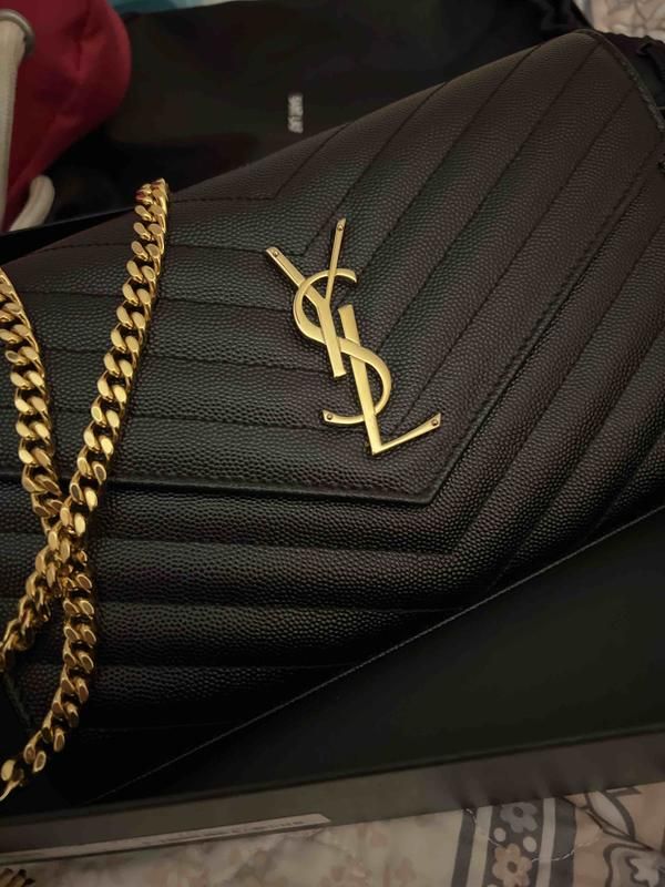 Large Monogram Quilted Leather Wallet on a Chain | Nordstrom