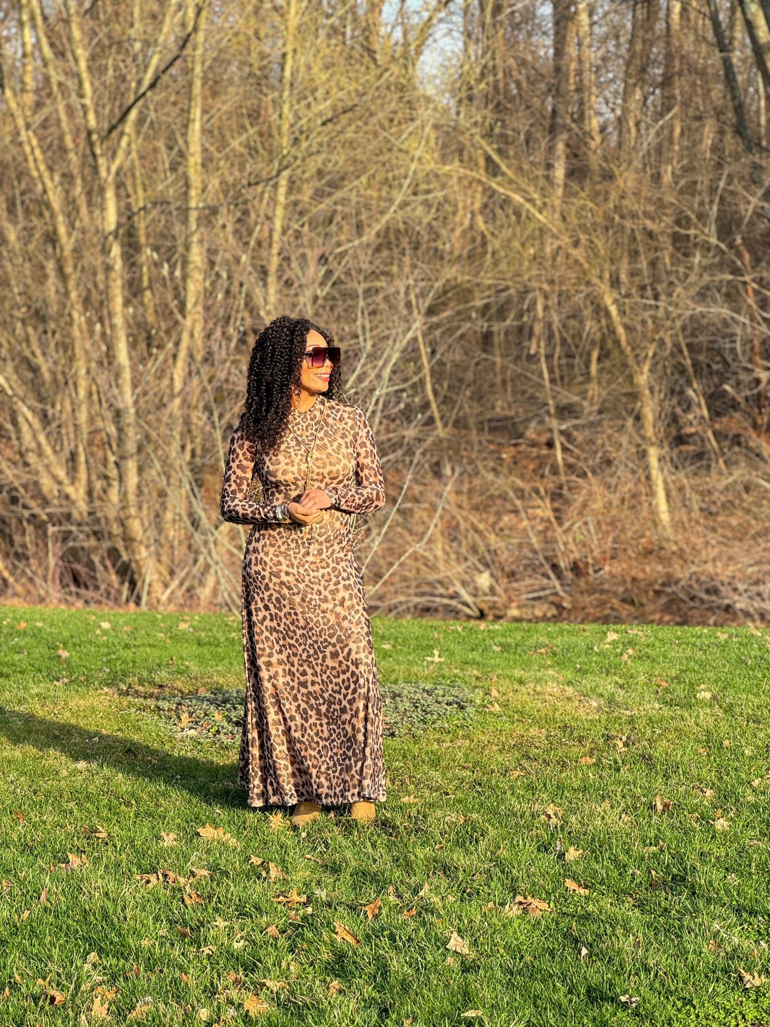 The Ultimate Spring Transitional Dress 🐆✨
Finding the perfect outfit for April in New England means balancing style with the unpredictable New England spring. This long-sleeve leopard print midi dress is the versatile hero piece your closet needs.
With an elegant A-line silhouette and a flattering fitted waist, this dress transitions seamlessly from a professional office look to a chic wedding guest outfit or a sophisticated choice for vacation wear. The digital leopard print offers a modern, high-end feel that works for everything from Thursday meetings to weekend brunches.
Pair it with pointed-toe boots while the air is still crisp, or swap for strappy sandals as the temperature rises. It’s the definition of "one and done" dressing for the woman on the go.

Shop the full look and sizing details below! 👇

#LTKspring #SpringStyle #LeopardPrint #TransitionalFashion #ConnecticutStyle #WorkToWeekend #WeddingGuestDress #ModestFashion #AprilOutfits #OOTD #NewEnglandSpring #ClassicStyle #LTKworkwear #AnimalPrint #MidiDress

#LTKootd #LTKOver40 #LTKSeasonal