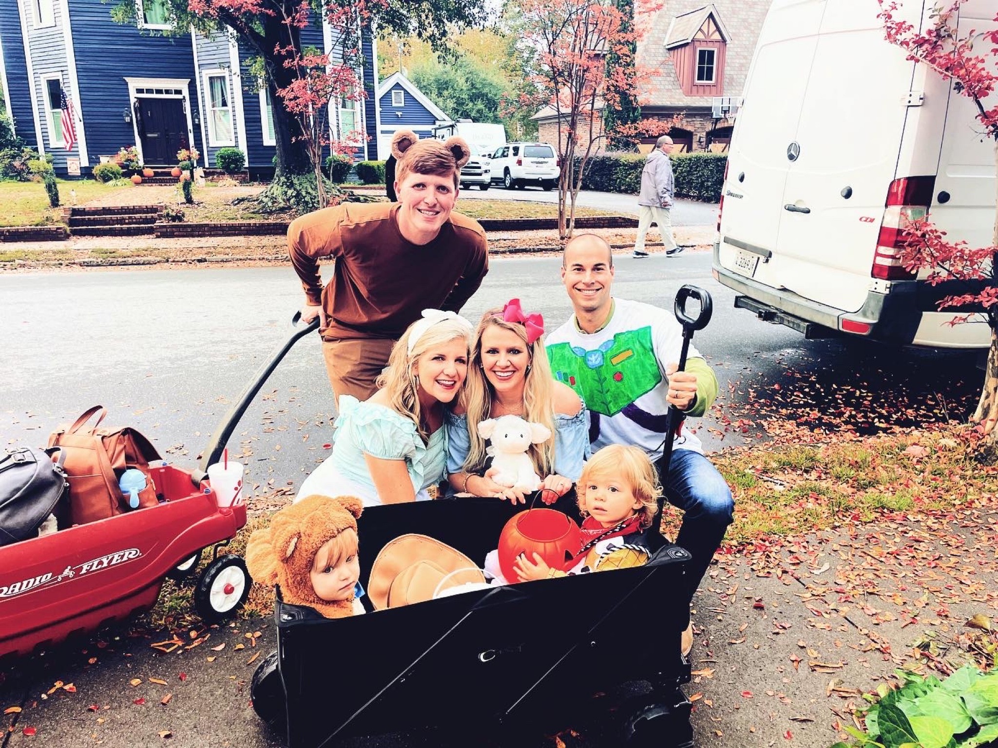 We had the very best time trick-or-treating in our little “Halloweentown” tonight here in sparkle city with these sweet friends!! 🎃🍭✨ Baby Bear 🐻 & Woody 🤠 are the “best of friends” 🥰 and were happy and content as can be, literally “along for the ride” in their little wagon!! 🥹🫶🏽 Goldilocks & The Three Bears 👩‍🦳💛🐻🧸🐻 meets Toy Story 💫💚- so thankful to get to make sweet Halloween memories with these besties of ours! 🫶🏽🍂 Happy Halloween, y’all - this has been our very sweetest yet!! 🧡🤍

…

#emilysayswes #judsoncarpentermabry #seventeenmonthsold #seventeenmonthold #seventeenmontholdbaby #seventeenmontholdboy #judsonmonthbymonth #sweetjudson #oursweetboy #oneyearold #oneyearoldbaby #oneyearoldbabyboy #oneyearoldboy #gratefulmotherhood #fallfun #autumnmemories #octobermemories #thankyoulord #sweetfallmemories #mysweetboys #ourlittlepumpkin #happyhalloween #halloween2022 #familycostumes #goldilocksandthethreebears #halloweencostume 

#LTKHalloween #LTKSeasonal #LTKHoliday