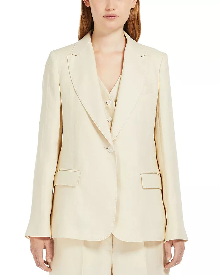Nalut Linen One Button Blazer | Bloomingdale's (US)