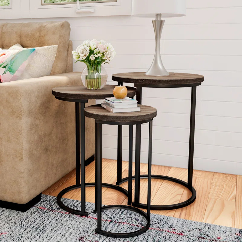 Caire 25'' Tall Frame Nesting Tables | Wayfair North America