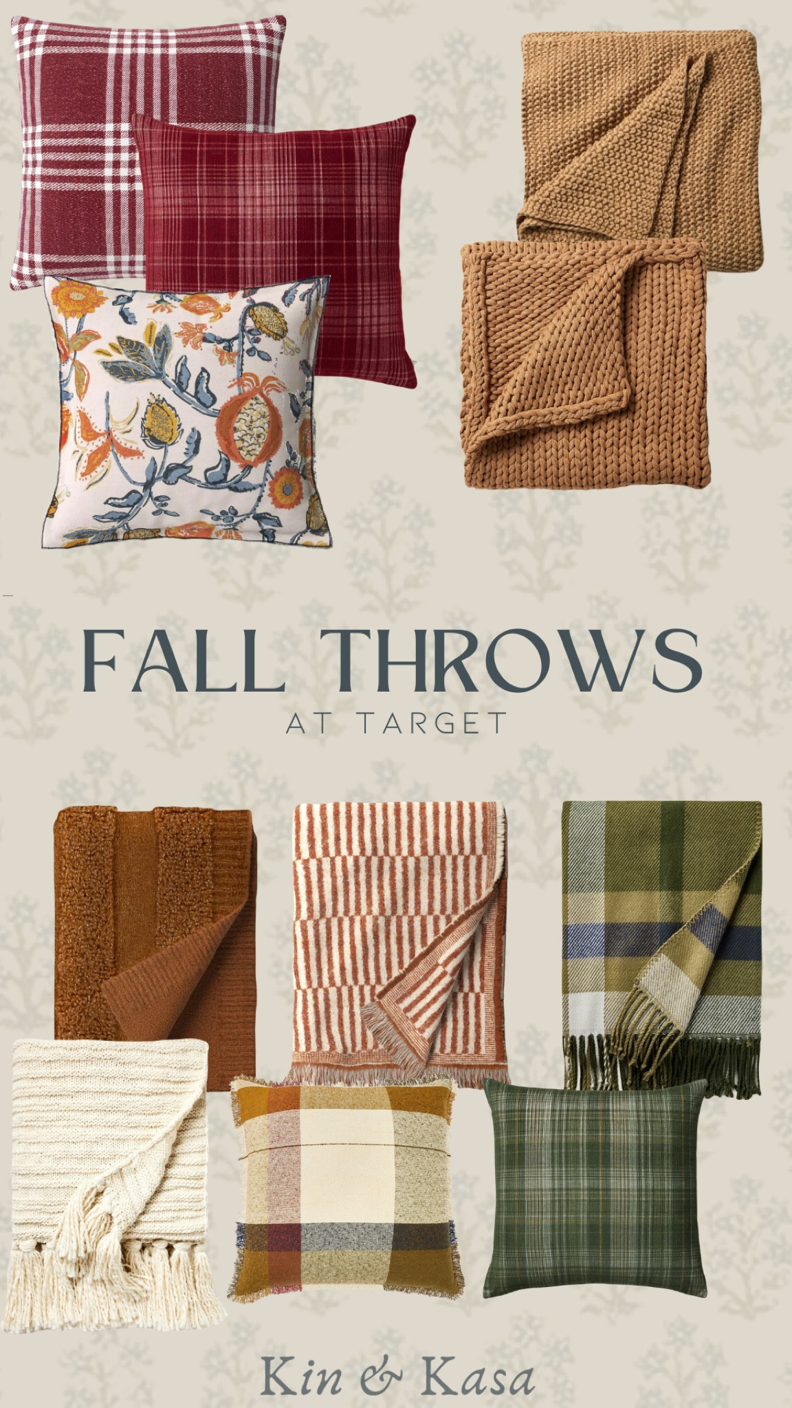 Fall is quickly Approaching 🍂🍂
Here are my current favs from Target’s new Fall arrivals! Featuring seasonal throws that are perfect for your Fall home refresh! 

Click the images to shop a few of my favorite Fall throws! 
#target #targethome #throwblanket #throwpillow #falldecor #homedrcor 

#LTKFindsUnder100 #LTKSeasonal #LTKHome