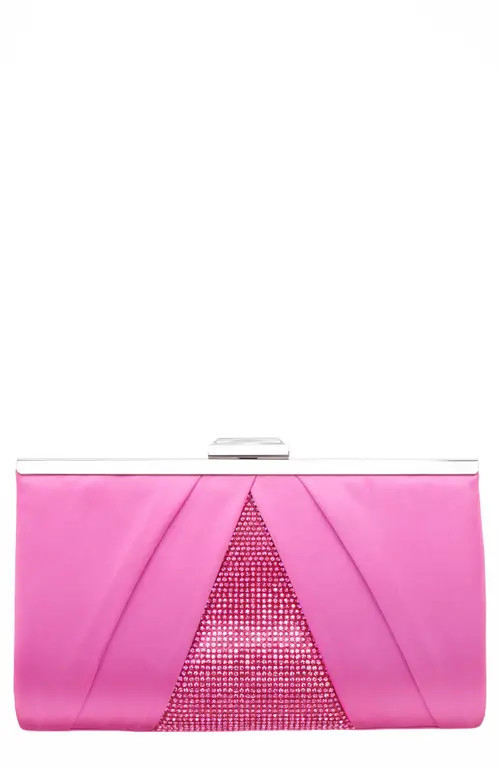Nina Ophelia Frame Clutch in Ultra Pink at Nordstrom | Nordstrom