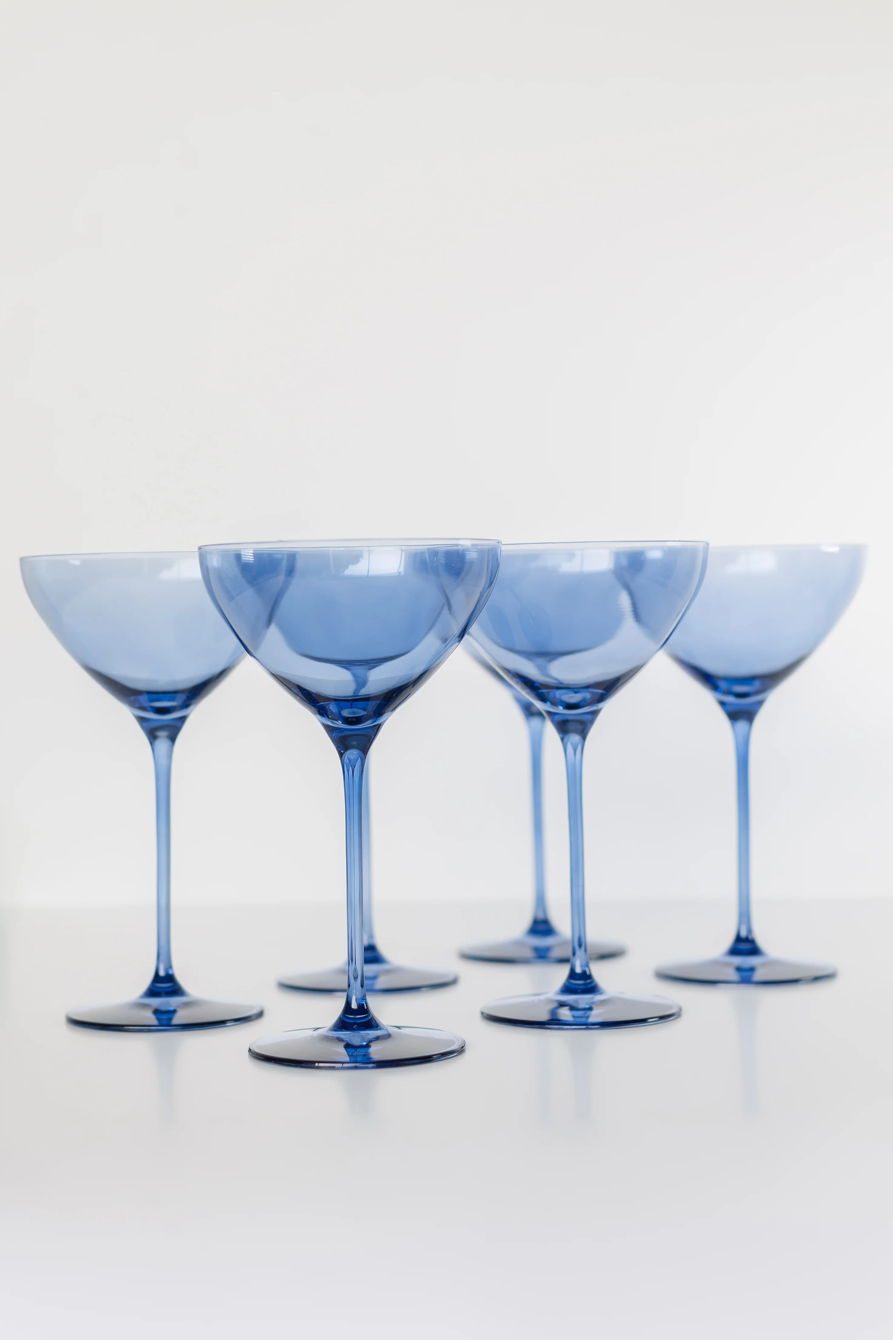 Estelle Colored Martini Glass - Set of 6 {Cobalt Blue} | Estelle Colored Glass
