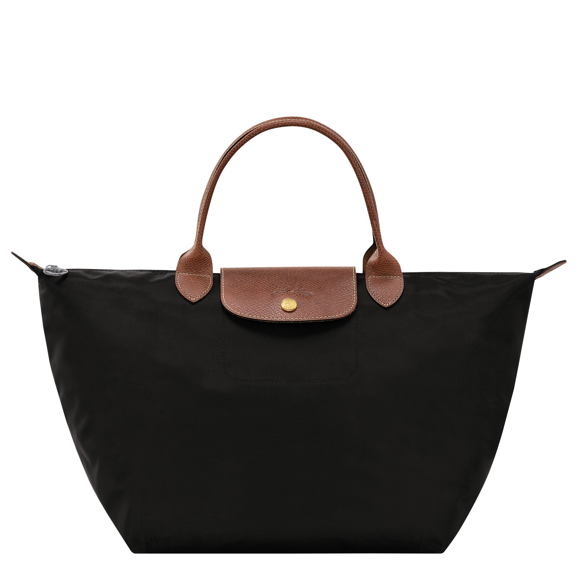 Le Pliage Original M Handbag Black - Recycled canvas | Longchamp CA | Longchamp