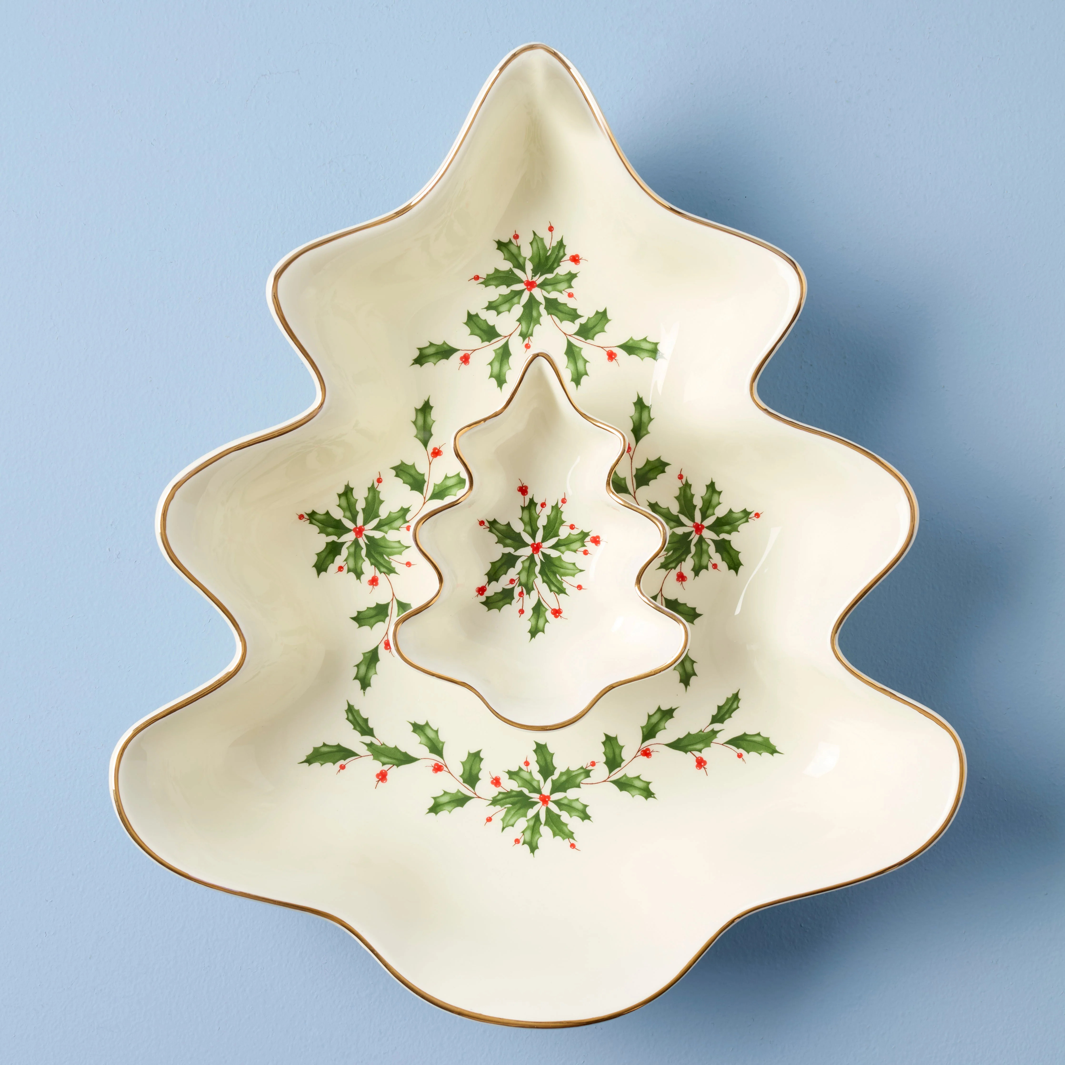 Holiday Tree Chip & Dip Set | Lenox