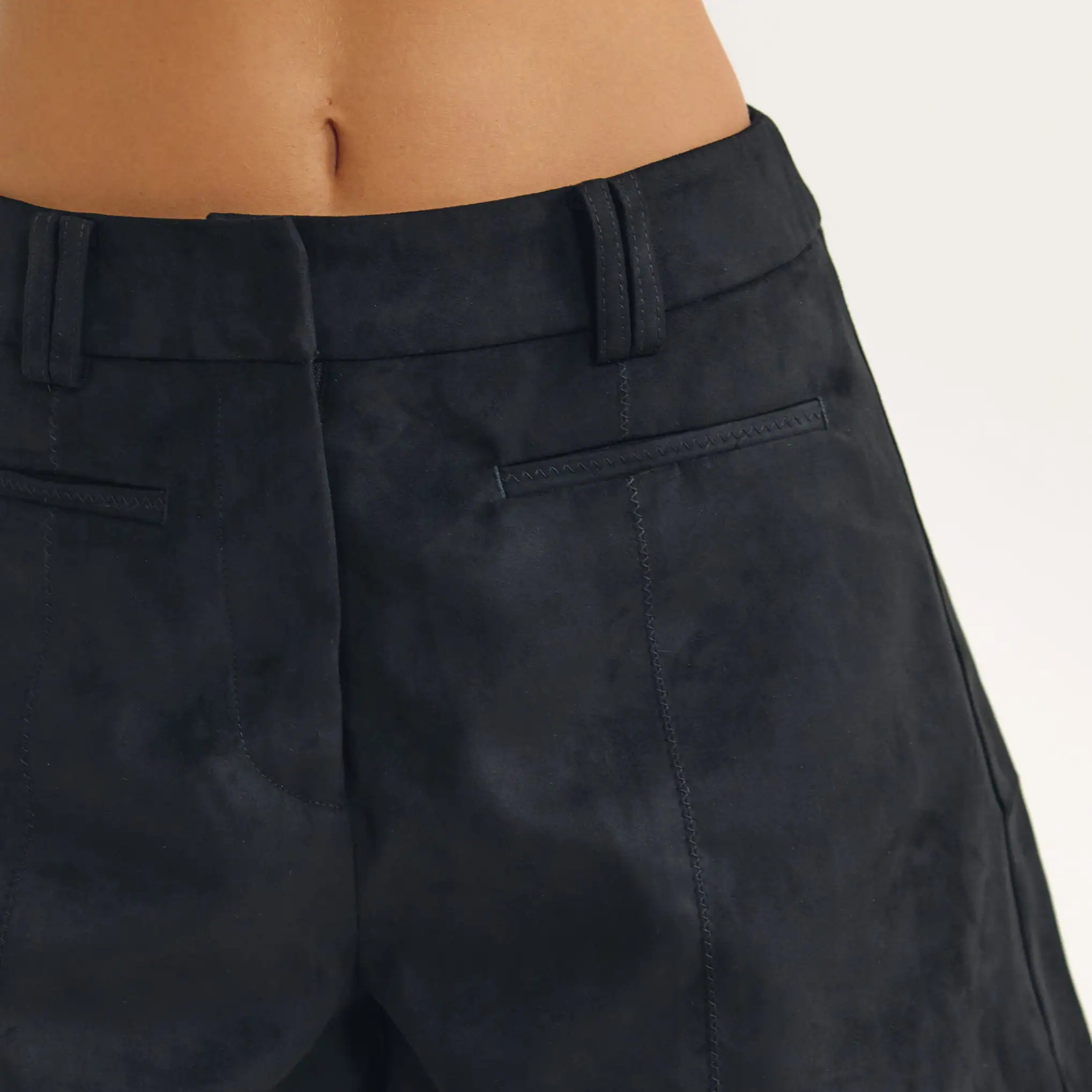 Suedette Shorts - Black | Lounge (UK)