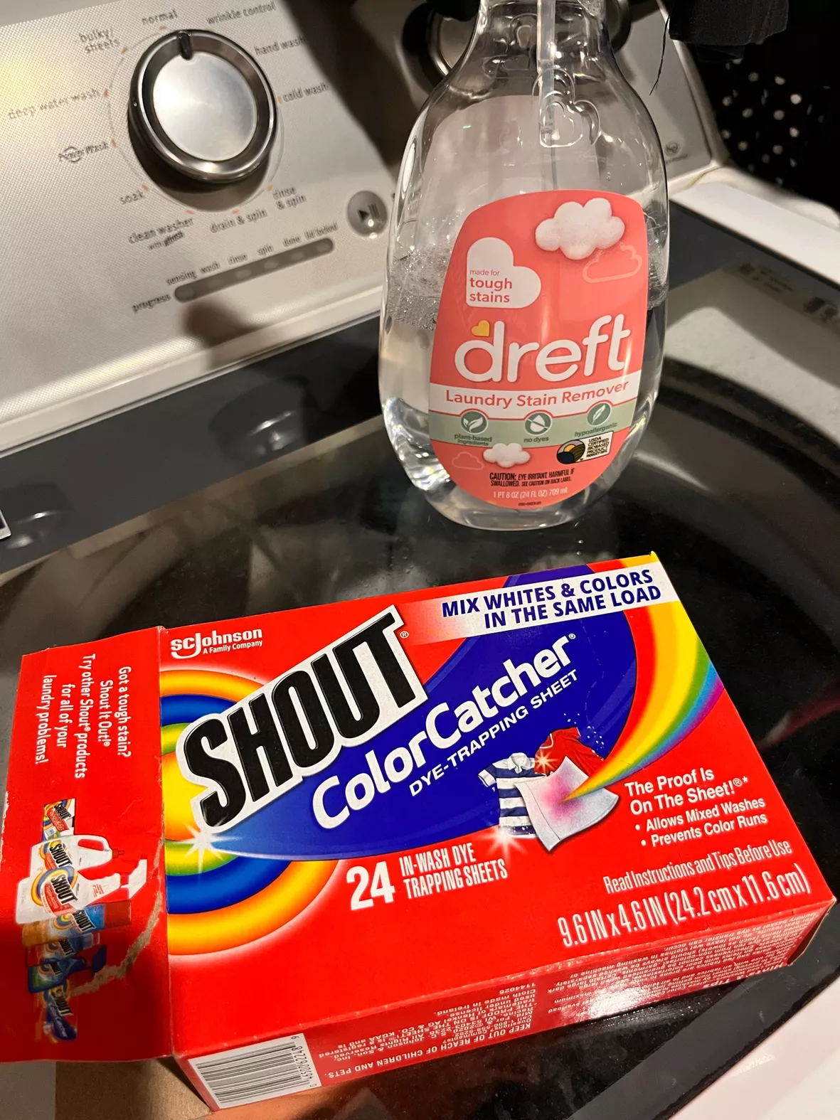 Shout Color Catcher Sheets Laundry