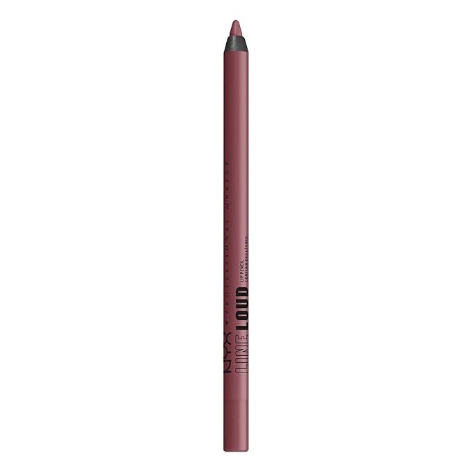 NYX PROFESSIONAL MAKEUP Line Loud Lip Liner, Longwear and Pigmented Lip Pencil with Jojoba Oil & ... | Amazon (US)