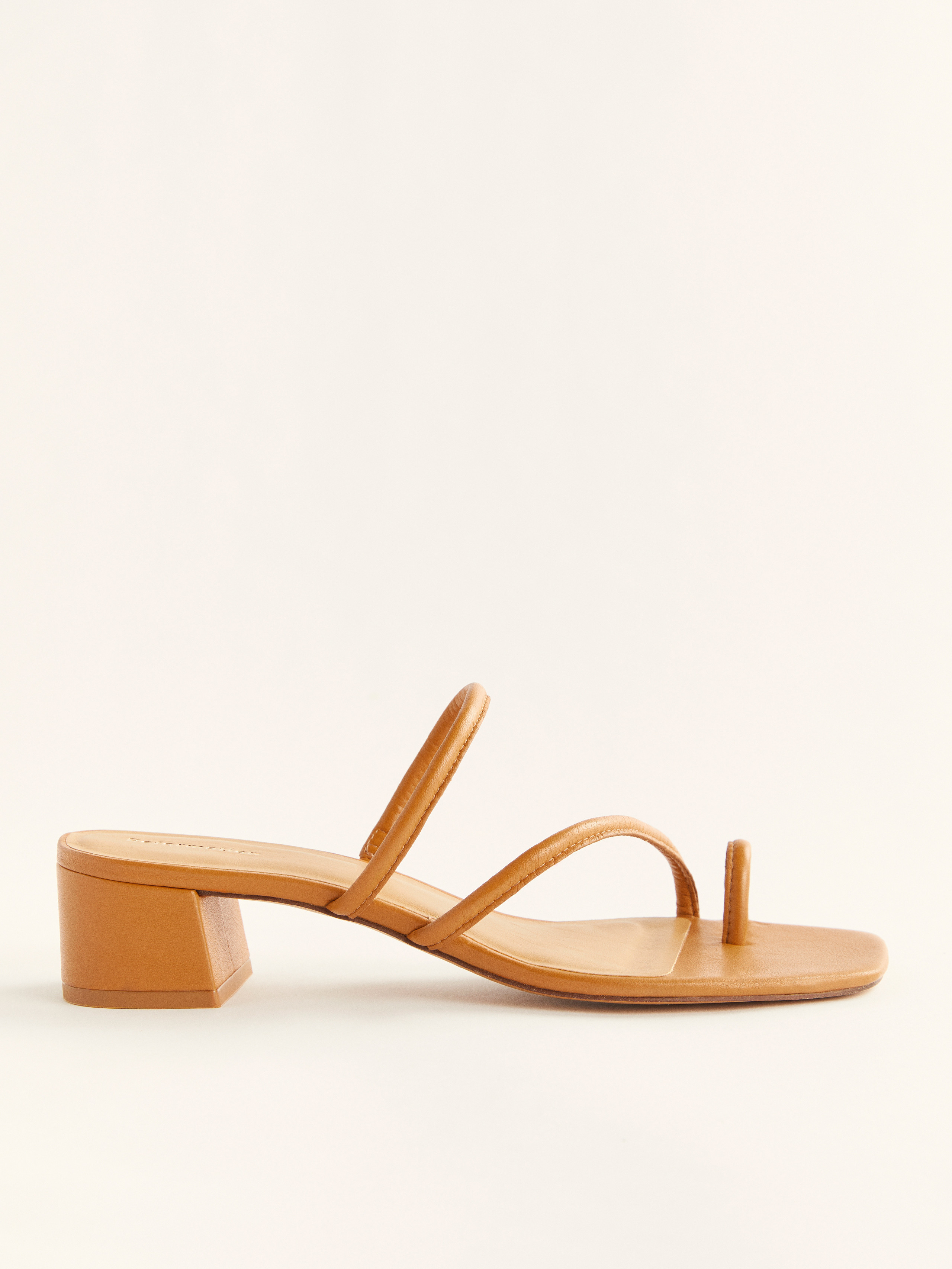 Meena Toe Ring Block Heel Sandal | Reformation (Global)