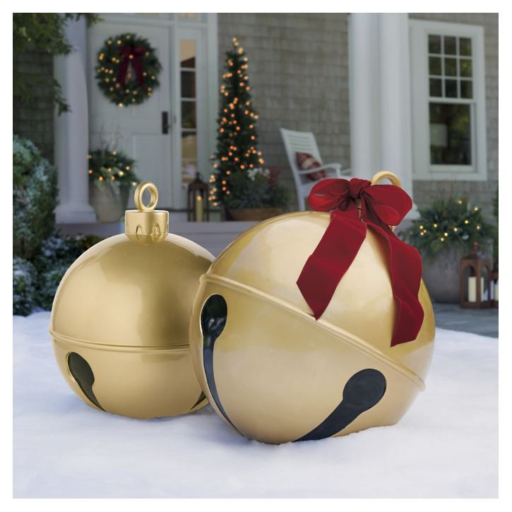 Oversized Yard Jingle Bell | Grandin Road | Grandin Road