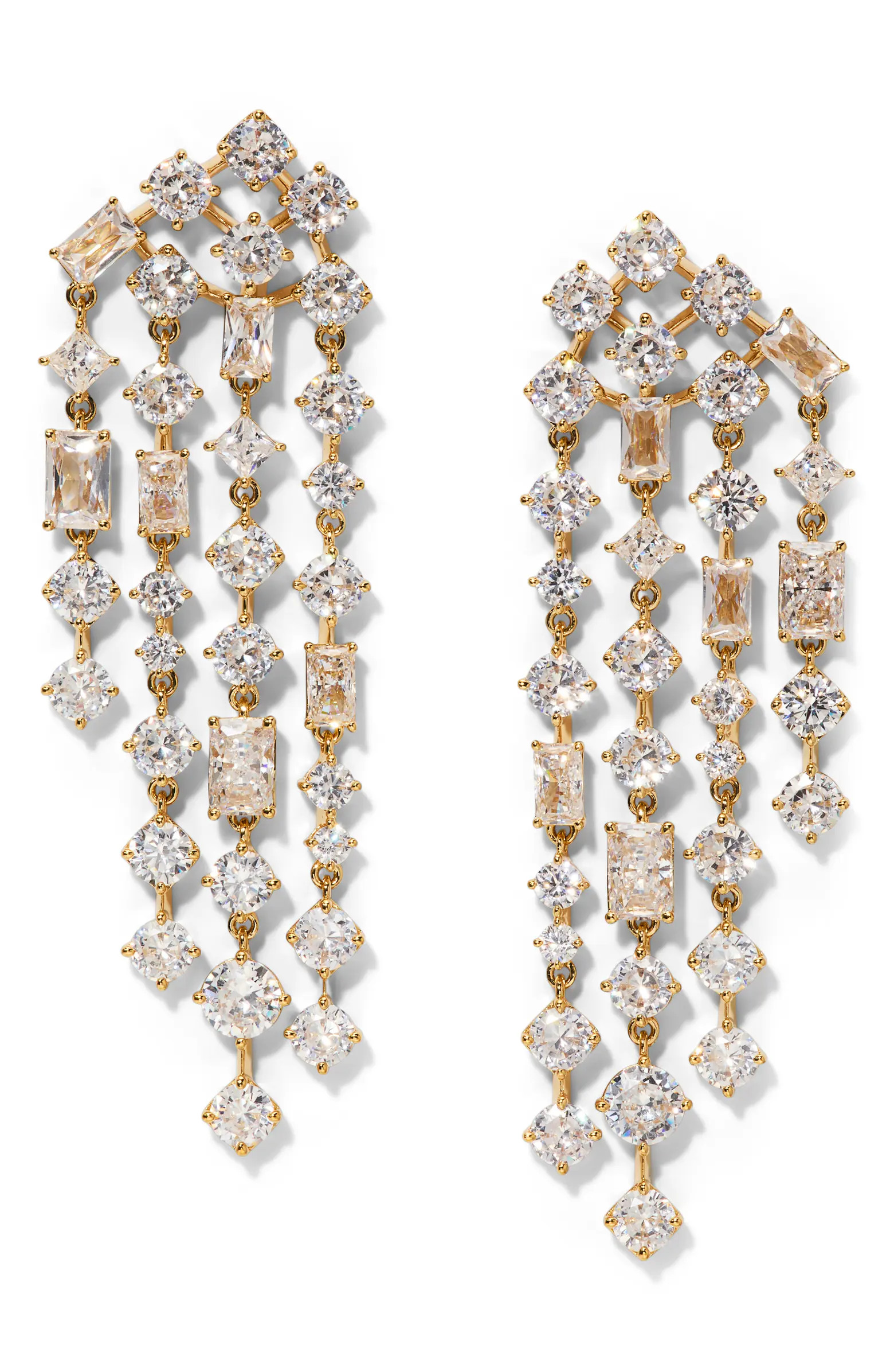 Sunshower Crystal Cascade Drop Earrings | Nordstrom