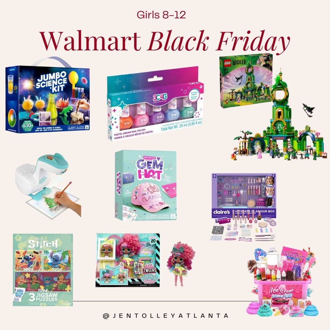 Lots of great tween girl gifts on sale for Walmart Black Friday deals. Ideas for gifts for girls ages 8 - 12 years old 

#LTKHoliday #LTKCyberWeek #LTKKids