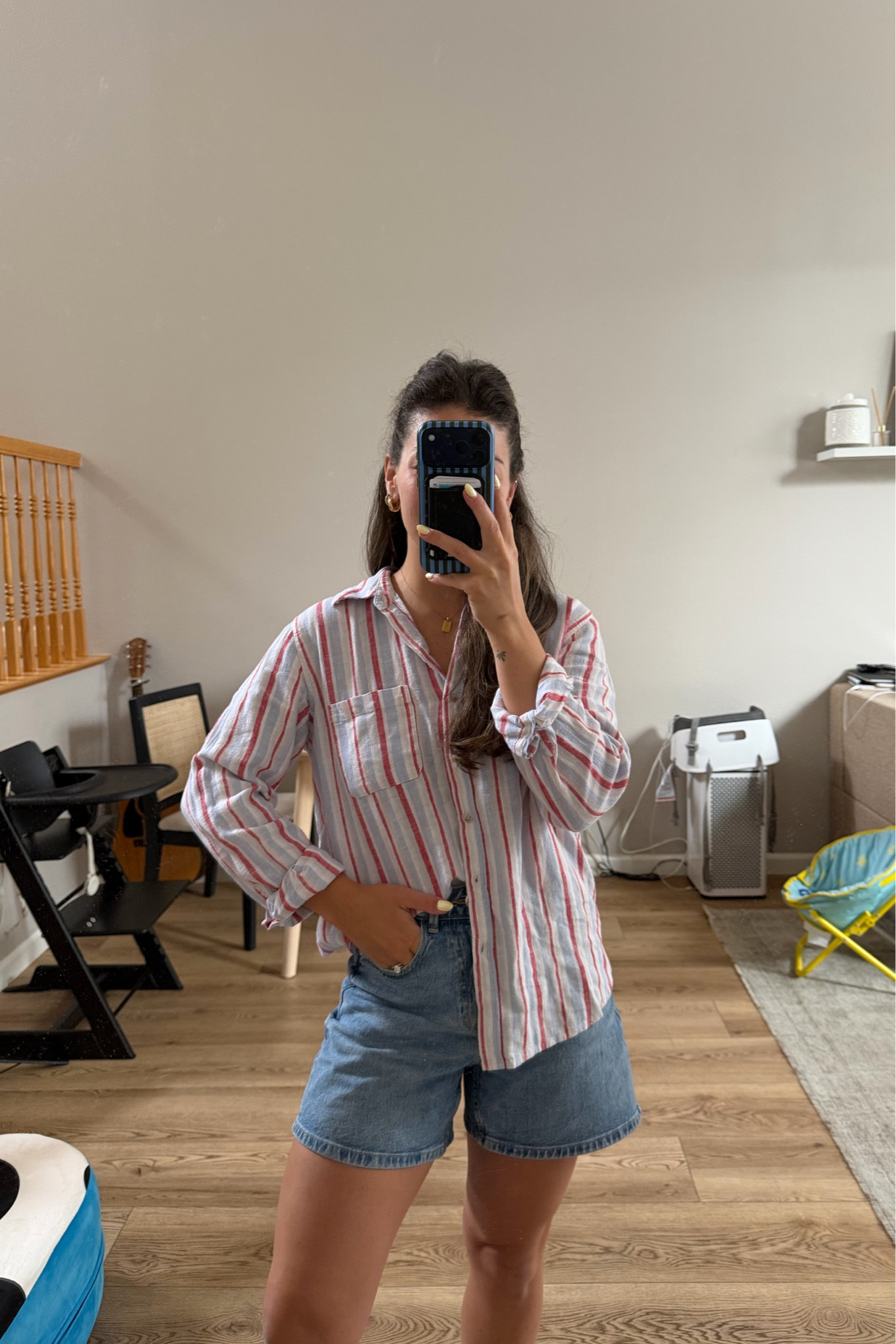 today’s outfit for Memorial Day! Target button down currently 30% off  

#LTKPetite #LTKootd #LTKSaleAlert