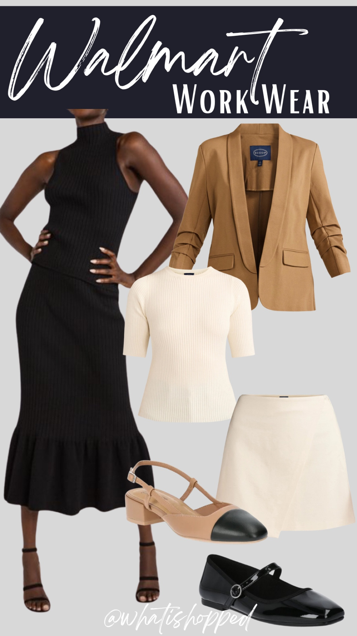 Walmart work wear! Perfect to wear to work and out to dinner/happy hour! #walmartpartner @walmartfashion #walmartfashion