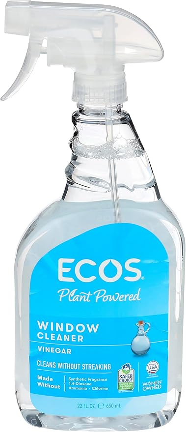 Earth Friendly Products Window Cleaner with Vinegar, 22 Oz | Amazon (US)