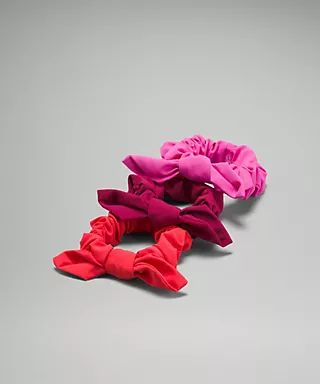 Uplifting Bow Scrunchie 3 Pack | Women's Hair Accessories | lululemon | Lululemon (US)