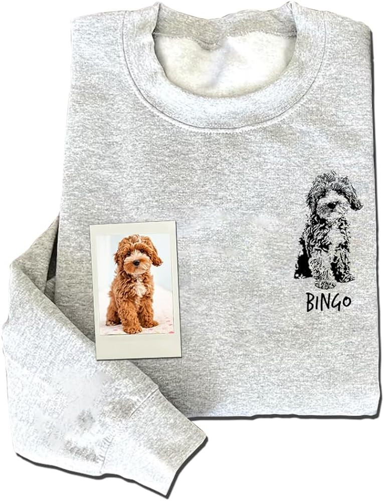 Custom Sweatshirt Design Your Own, Personalized Dog Lover Gifts, Dog Sweatshirt for Women, Dog Mo... | Amazon (US)