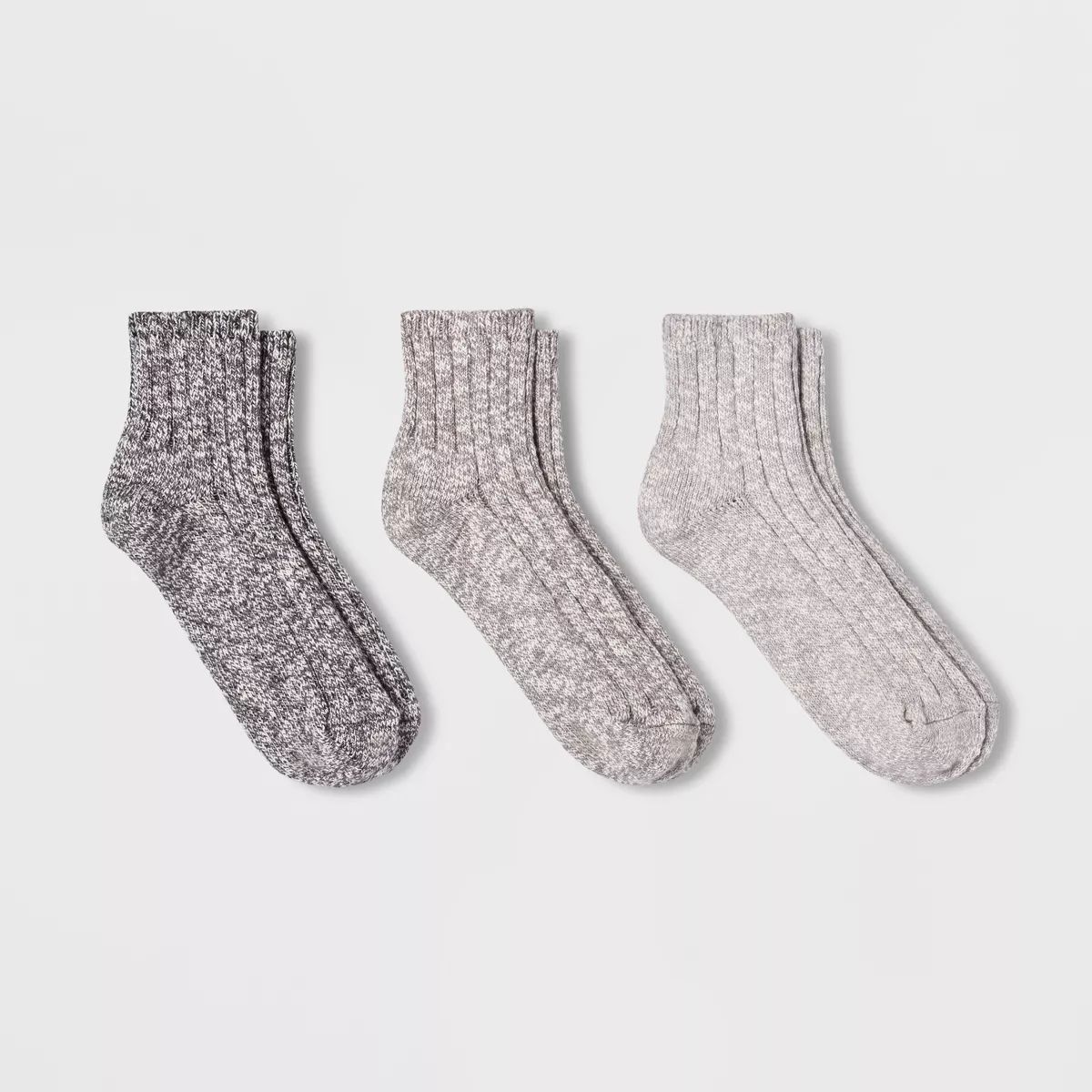 Women's Slub 3pk Ankle Socks - Universal Thread™ 4-10 | Target