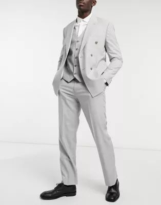 Topman slim suit trouser in grey | ASOS (Global)