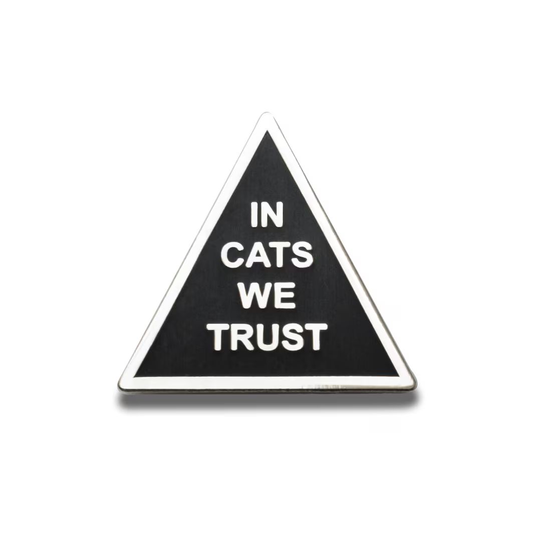 CAT PIN Enamel Lapel Pin  in Cats We Trust - Etsy | Etsy (US)