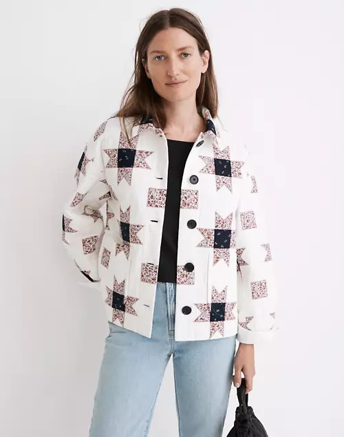 Shirt-Jacket in Patchwork Quilt | Madewell