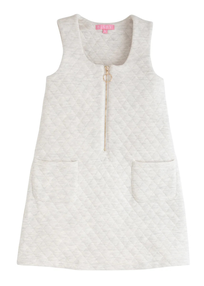 Quilted Jumper - Grey | BISBY Kids