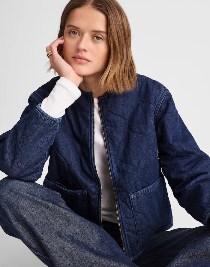 Quilted Denim Jacket | Madewell