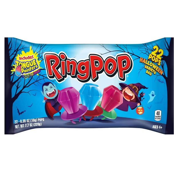 Ring Pop Halloween Lollipops - 7.7oz/22ct | Target