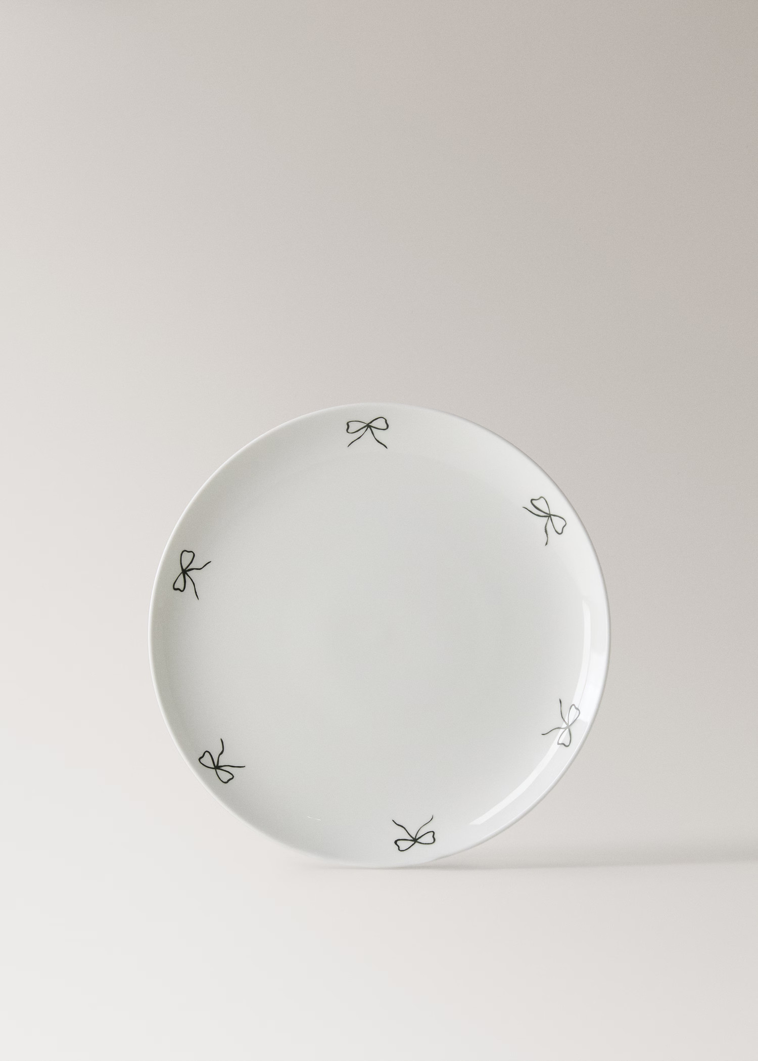 Assiette plate porcelaine bone china | Mango EU