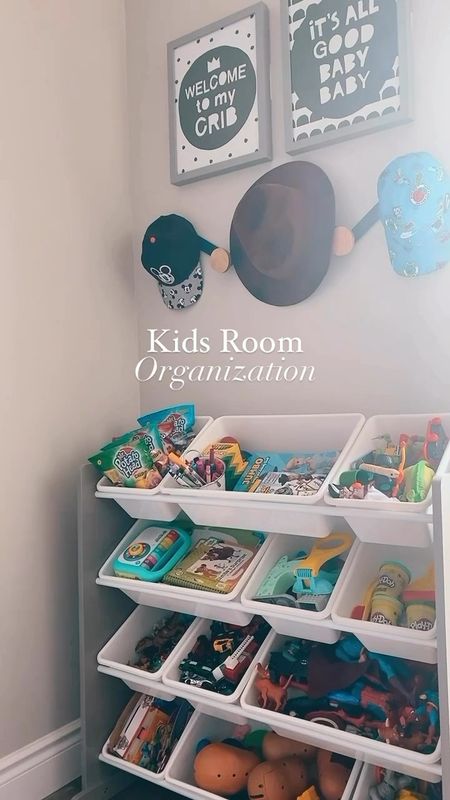 *CANADA LINKS* Keeping Noah’s room tidy is an everyday challenge but this bin organizer has been a game changer. Playroom organization | nursery | kids room | storage bins

#LTKKids #LTKFamily #LTKHome