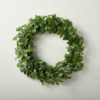 24" Faux Gypsophila Wreath - Hearth & Hand™ with Magnolia | Target