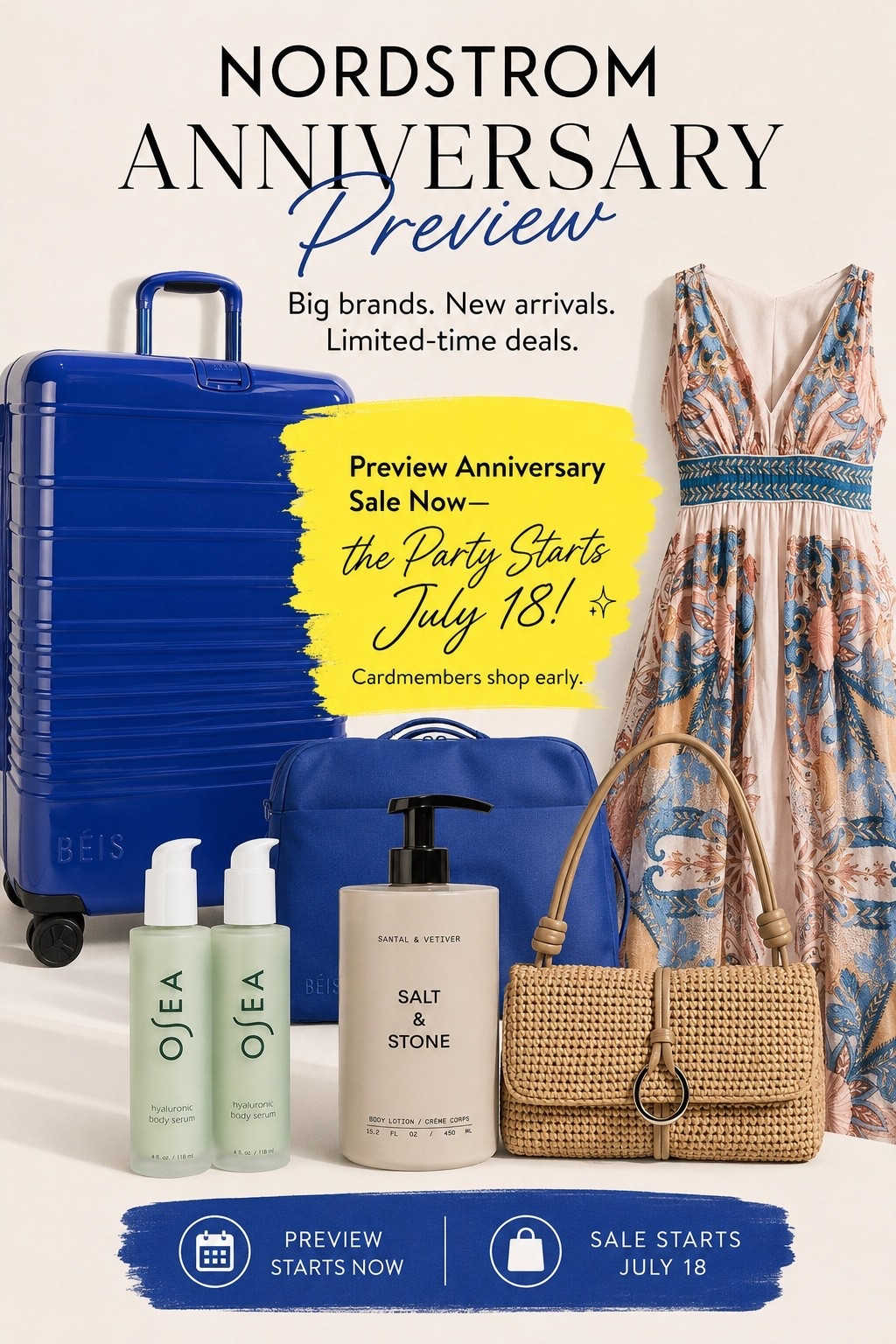 ✨ The Nordstrom Anniversary Sale is almost here! Here’s a preview of a few of my must-have picks. Think summer savings now and fall favorites later. The sale starts July 18! Everything is linked in my LTK. 🛍️ 🍂🛍️@shop_nordstrom 

#LTKSale #NordstromAnniversarySale #LTKFinds #NordstromStyle #TravelEssentials #MidlifeStyle #Over60Style

#LTKTravel #LTKSaleAlert #LTKselfcare