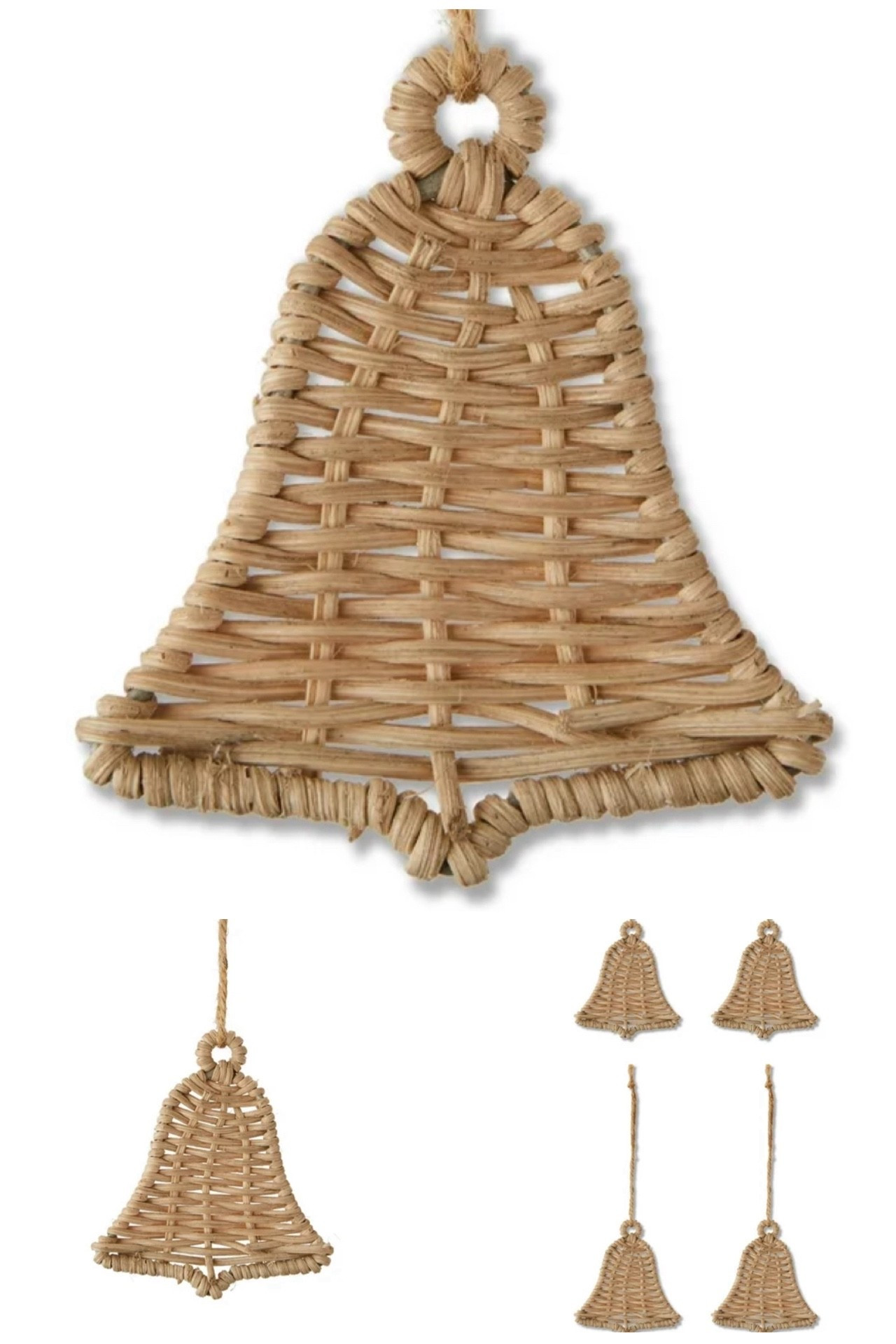 🔔✨ Mini Woven Bell Ornaments — Rustic Coastal Christmas Charm

These natural woven bell ornaments are the sweetest little touch for holiday decorating! The texture is so warm and organic, and they look beautiful on Christmas trees, wreaths, garlands, cabinet knobs, or tied onto gift bags for a charming, rustic moment. The set comes with 4 mini bells, and they’re super lightweight so they hang perfectly without weighing branches down. Such an affordable way to add that cozy, woodland–farmhouse–coastal vibe to your Christmas decor! 🤍🌲

woven Christmas ornaments • rustic holiday decor • neutral Christmas style • natural texture ornaments • coastal Christmas accents • mini bell decorations • farmhouse holiday decorating • Walmart Christmas finds

#LTKHome #LTKHoliday #LTKFindsUnder50