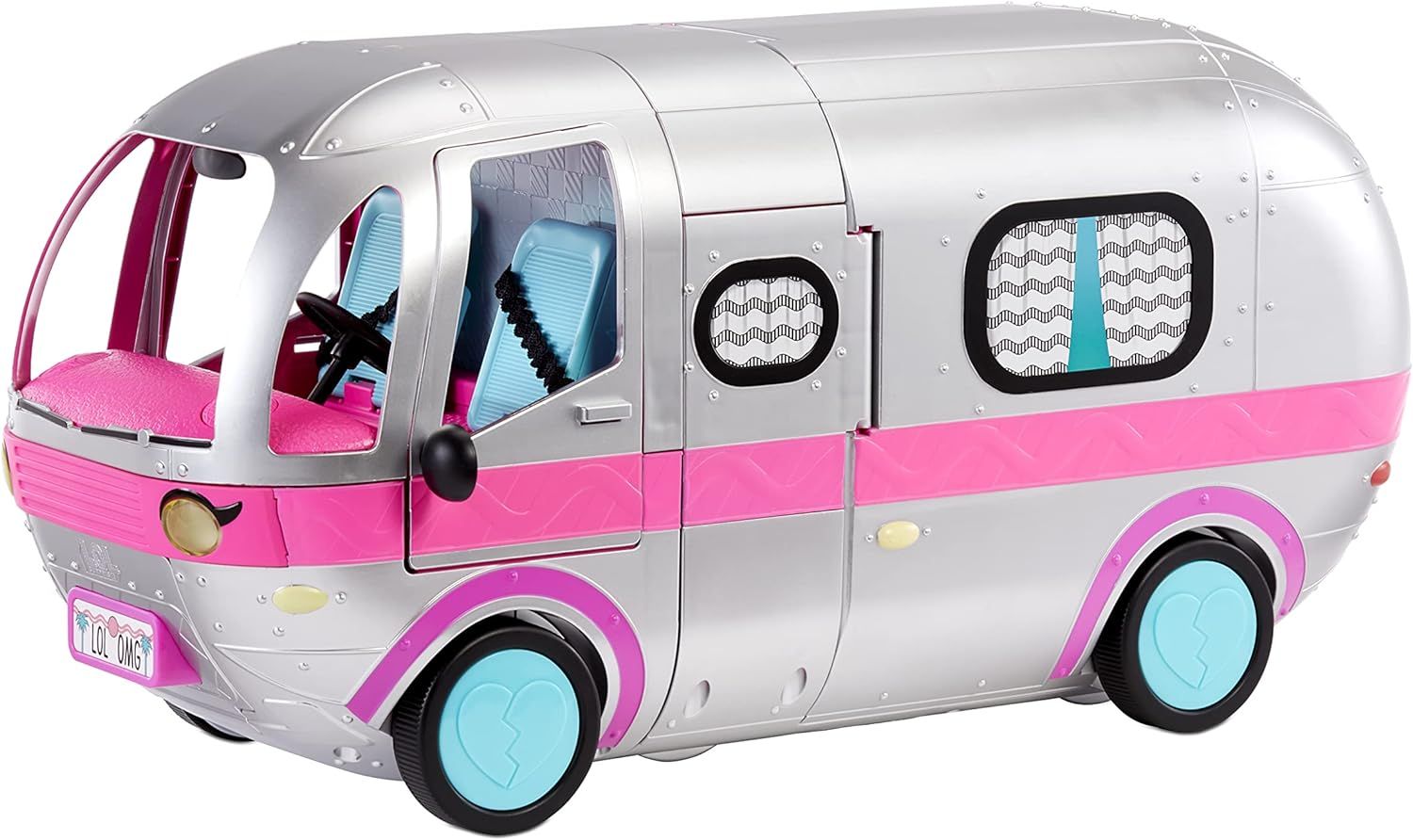 LOL Surprise OMG Glamper Fashion Camper Doll Playset with 55+ Surprises, Fully-Furnished with Lig... | Amazon (US)