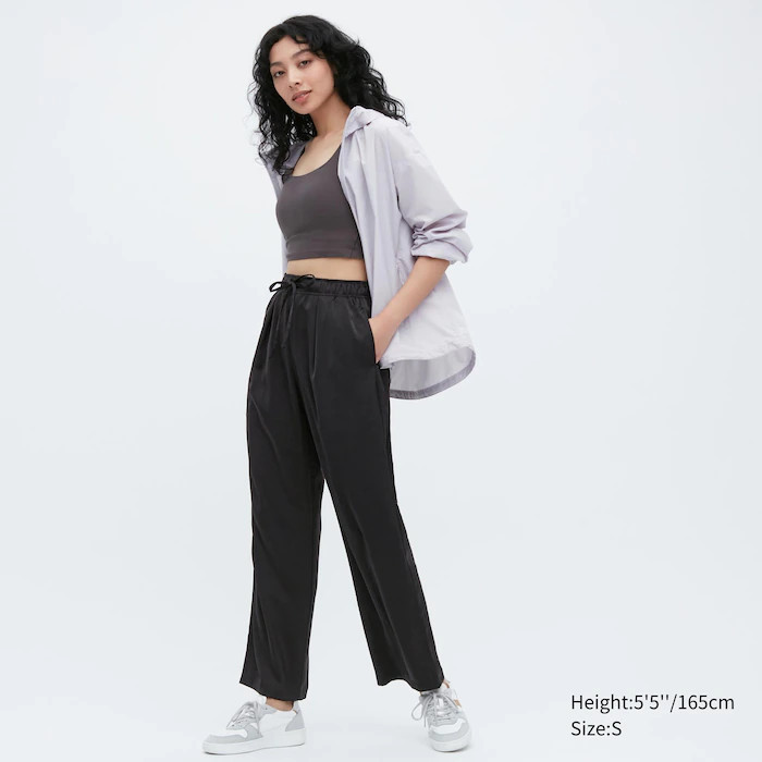 Satin Drape Straight Pants | UNIQLO (US)