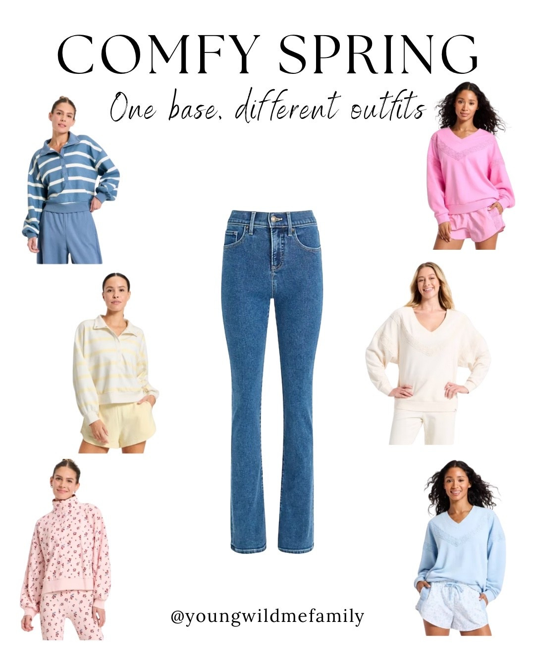 One pair of jeans… 6 personalities 😂💙

Tell me why these are giving:
✨ school drop-off but cute
✨ coffee run but comfy
✨ “I just threw this on” (but didn’t)
✨ brunch but relaxed
✨ Target trip but dangerous

Same base. Totally different vibes. That’s the kind of math I like 🧮💁🏽‍♀️


#springoutfits #casualstyle #momstyle #everydayfashion #comfyandcute #ltkstyle #capsulewardrobe #denimlooks #outfitinspo #ltkunder100

#LTKSeasonal #LTKootd #LTKmomlife