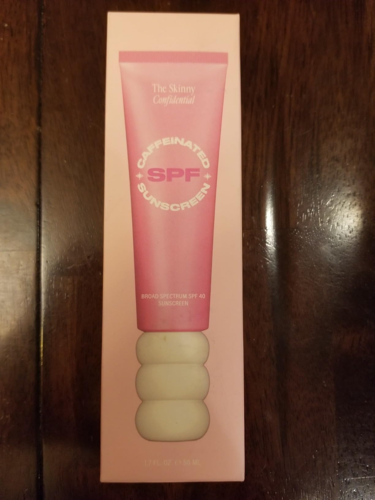 The Skinny Confidential Caffeinated Mineral Sunscreen, SPF 40 - Fragrance-Free Face Sunscreen wit... | Amazon (US)