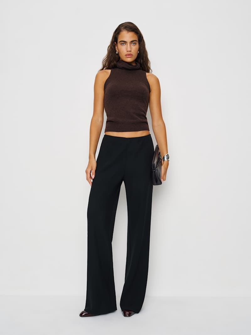 Gale Mid Rise Bias Pant | Reformation (Global)