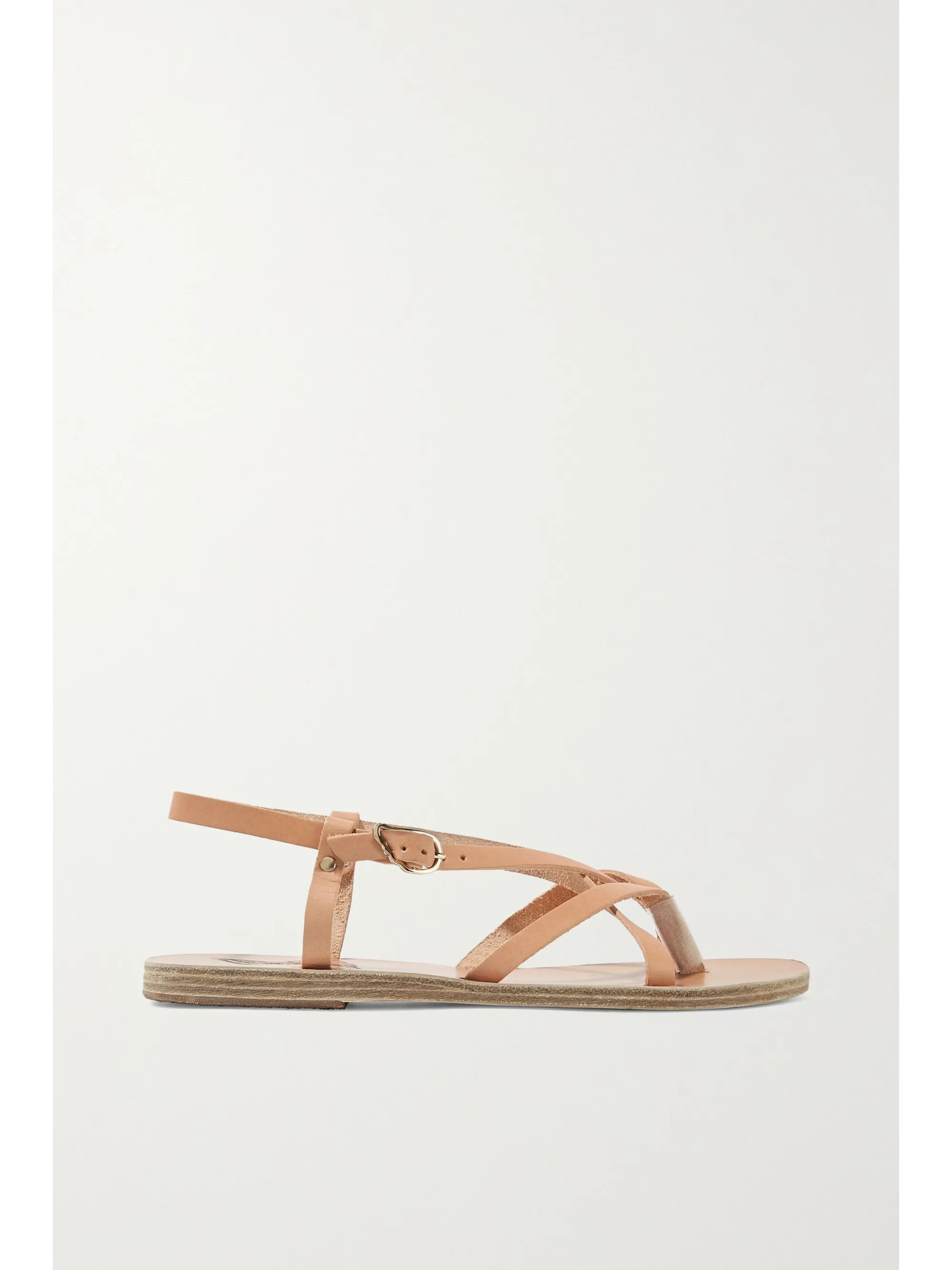 Beige Semele leather sandals | Ancient Greek Sandals | NET-A-PORTER | NET-A-PORTER (UK & EU)