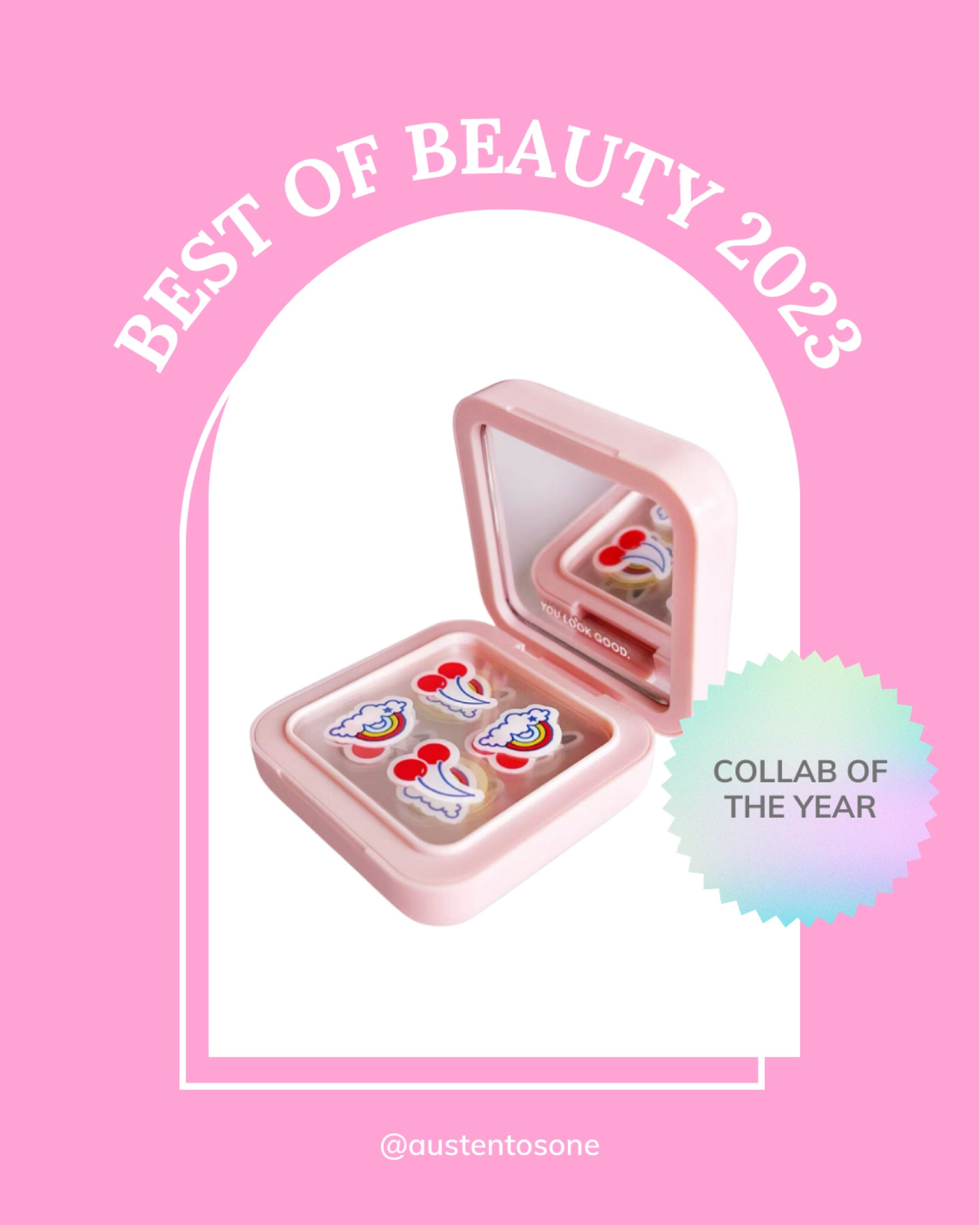 My favorite beauty brand collab of 2023 was Starface teaming up with Glossier to create acne stickers featuring Glossier designs 

#LTKfindsunder100 #LTKSeasonal #LTKbeauty