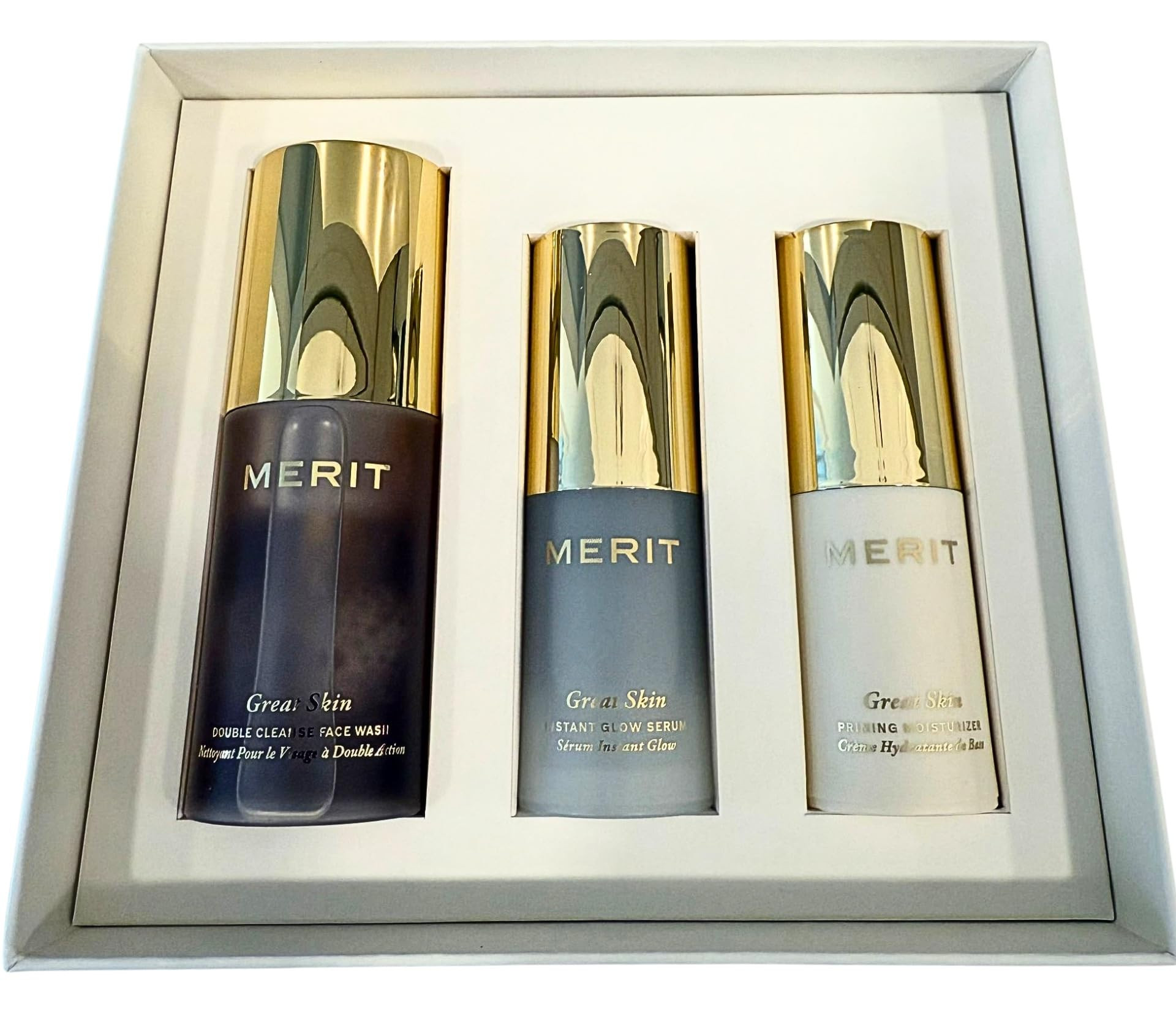 MERIT The Mini Great Skin Trio – Limited Edition Skincare Set with Double Cleanse Face Wash (15... | Amazon (US)