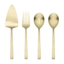 Better Homes & Gardens River Gold 4-Piece Stainless Steel Serving Set | Walmart (US)