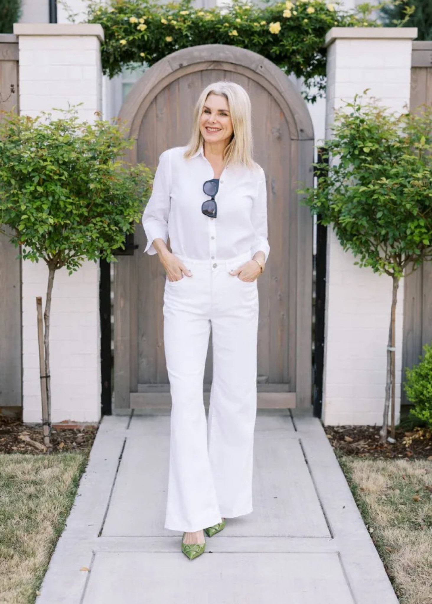 Love an all white look for spring! Size 0  

#LTKFindsUnder100 #LTKOver40 #LTKSeasonal