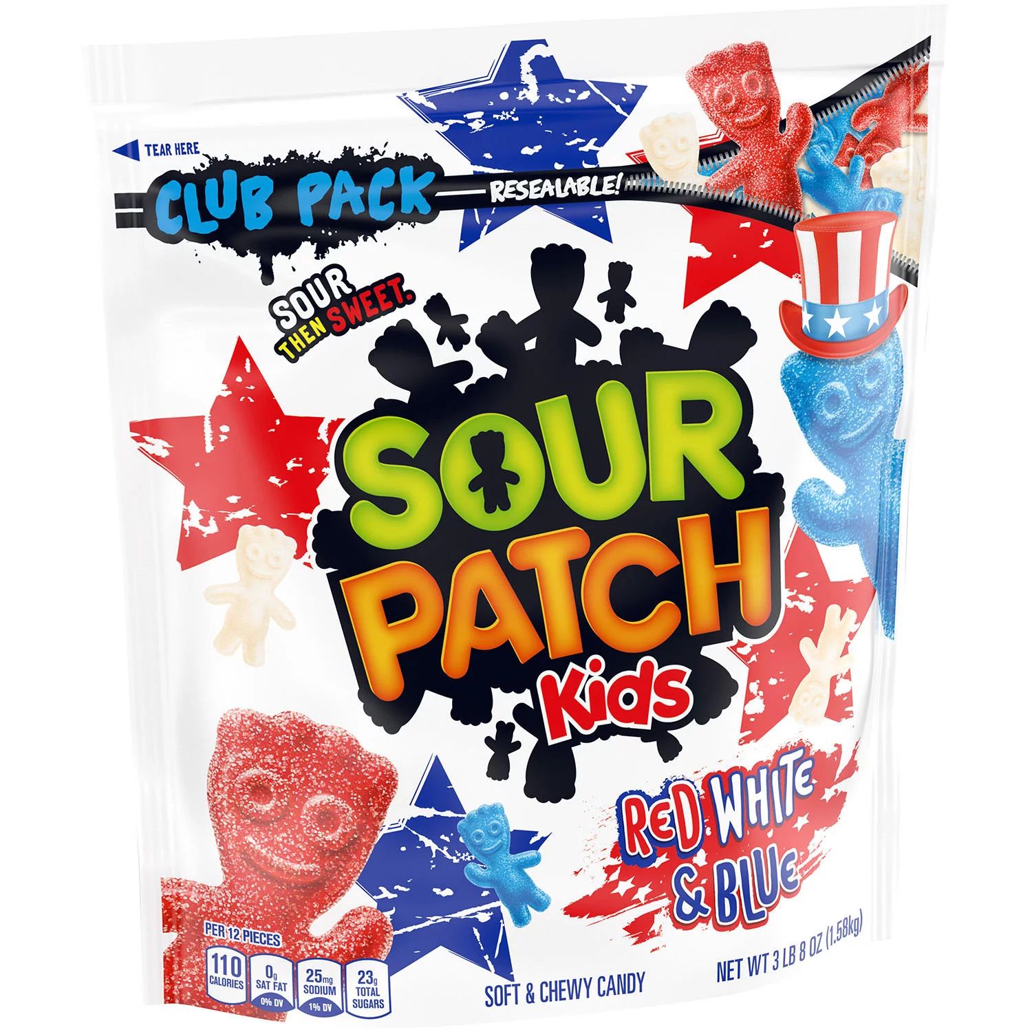 Sour Patch Kids Red, White & Blue Edition (56 Ounce) | Walmart (US)