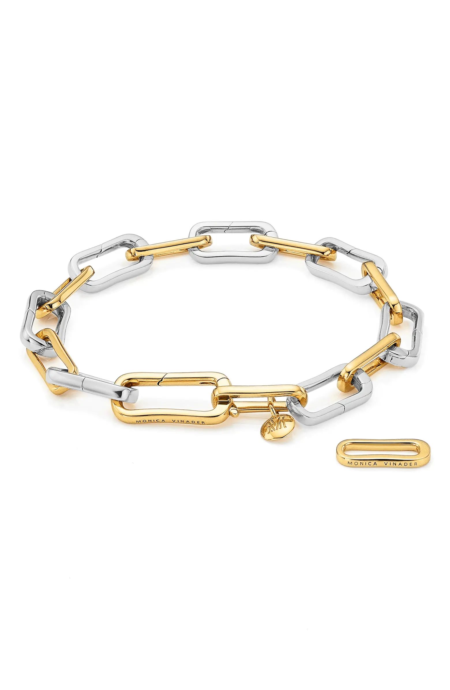 Monica Vinader Alta Capture Chain Link Bracelet | Nordstrom | Nordstrom