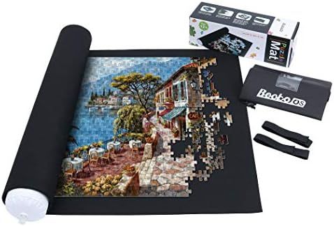 Becko Puzzle Mat Roll Up Puzzle Mats for Jigsaw Puzzles Puzzle Roll Up Mat Puzzle Keeper Puzzle S... | Amazon (US)